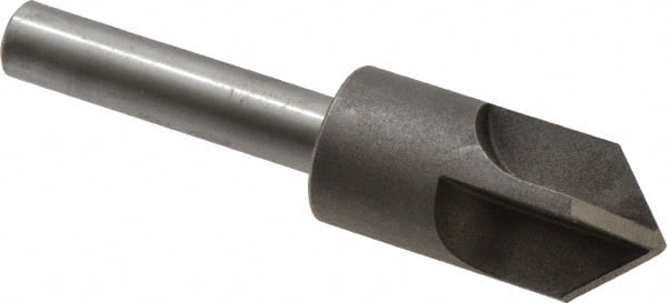 Keo - 1" Head Diam, 1/2" Shank Diam, 4 Flute 90° High Speed Steel Countersink - Industrial Tool & Supply