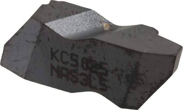 Kennametal - NAS3 Grade KC5025, Internal/External Stub Acme Threading Insert - 5 TPI Int Pitch, Left Hand Insert, TiAlN Finish, Carbide - Industrial Tool & Supply