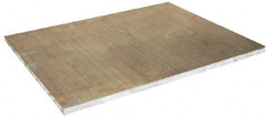 Value Collection - 1 Inch Thick x 12 Inch Wide x 12 Inch Long, Aluminum Plate - Alloy 6061 - Industrial Tool & Supply