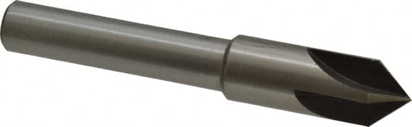 Interstate - 5/8" Head Diam, 1/2" Shank Diam, 4 Flute 82° High Speed Steel Countersink - Industrial Tool & Supply
