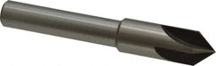 Interstate - 5/8" Head Diam, 1/2" Shank Diam, 4 Flute 82° High Speed Steel Countersink - Industrial Tool & Supply