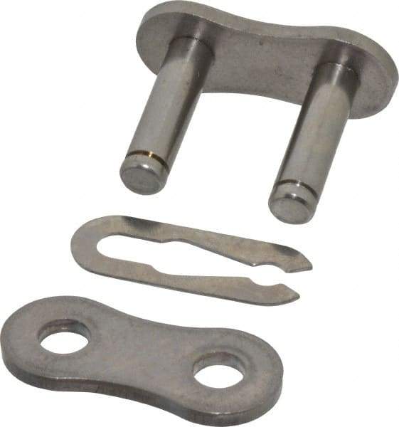 Browning - 1" Pitch, ANSI 80, Roller Chain Connecting Link - For Use with Single Strand Chain - Industrial Tool & Supply
