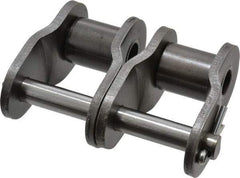 Browning - 1-1/2" Pitch, ANSI 120-2, Double Strand Roller Chain Offset Link - For Use with Double Strand Chain - Industrial Tool & Supply