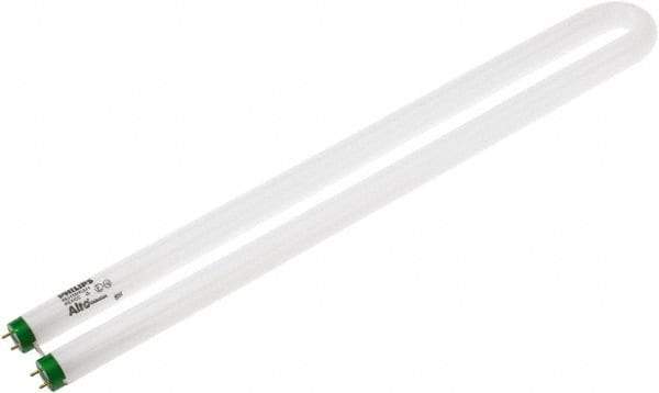 Philips - 31 Watt Fluorescent Tubular Medium Bi-Pin Lamp - 4,100°K Color Temp, 2,775 Lumens, T8-1 5/BU, 24,000 hr Avg Life - Industrial Tool & Supply