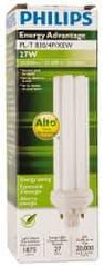 Philips - 27 Watt Fluorescent Commercial/Industrial 2 Pin Lamp - 3,000°K Color Temp, 1,875 Lumens, PLT, 16,000 hr Avg Life - Industrial Tool & Supply