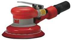 Air Orbital Sander: Round, 5″ Pad, 12,000 OPM 3/8″ Inlet, 17 CFM, 90 psi