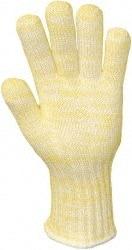 Jomac Products - Size L Cotton Lined Kevlar/Nomex Hot Mill Glove - 13" OAL, Continuous Knit Cuff - Industrial Tool & Supply
