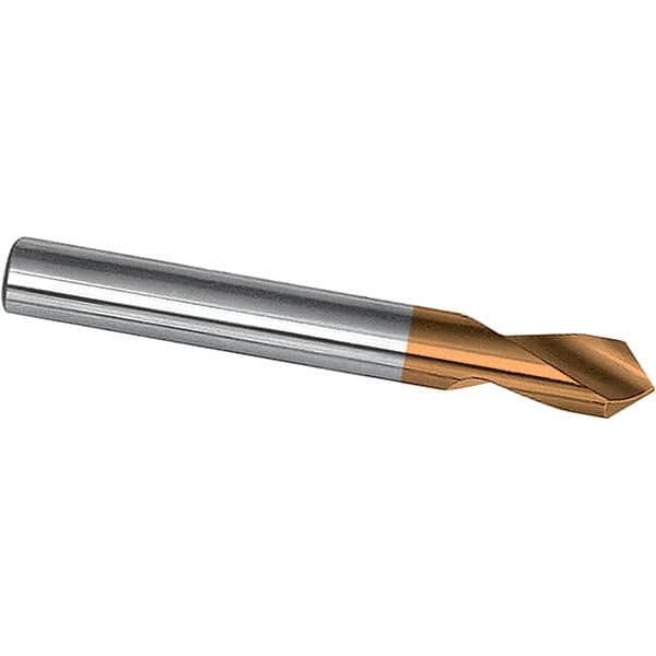 Magafor - 14mm Body Diam, 90°, 4-1/2" OAL, Cobalt Spotting Drill - Industrial Tool & Supply
