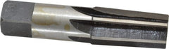 Interstate - 1/2" Pipe, 3/4" Diam, 0.665" Small End Diam, Straight Shank, 1-3/8" Flute, Taper Pipe Reamer - Industrial Tool & Supply
