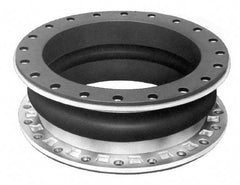 Mercer Rubber - 5" Pipe, Chlorobutyl Single Arch Pipe Expansion Joint - 6" Long, 3/4" Extension, 1-3/4" Compression, 220 Max psi, Flanged - Industrial Tool & Supply