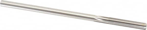 Made in USA - 19/64" High Speed Steel 6 Flute Chucking Reamer - Industrial Tool & Supply