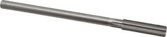 Made in USA - 15/32" High Speed Steel 6 Flute Chucking Reamer - Straight Flute, 0.373" Straight Shank, 1-3/4" Flute Length, 7" OAL - Industrial Tool & Supply