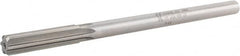 Made in USA - 1/2" High Speed Steel 6 Flute Chucking Reamer - Industrial Tool & Supply