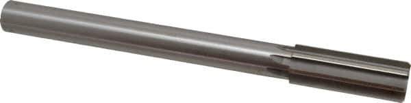 Made in USA - 1-1/16" High Speed Steel 8 Flute Chucking Reamer - Straight Flute, 7/8" Straight Shank, 2-3/4" Flute Length, 10-1/2" OAL - Industrial Tool & Supply