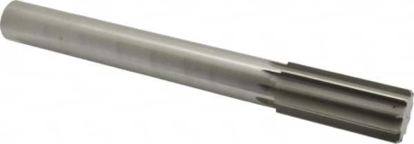 Made in USA - 1-7/16" High Speed Steel 10 Flute Chucking Reamer - Industrial Tool & Supply