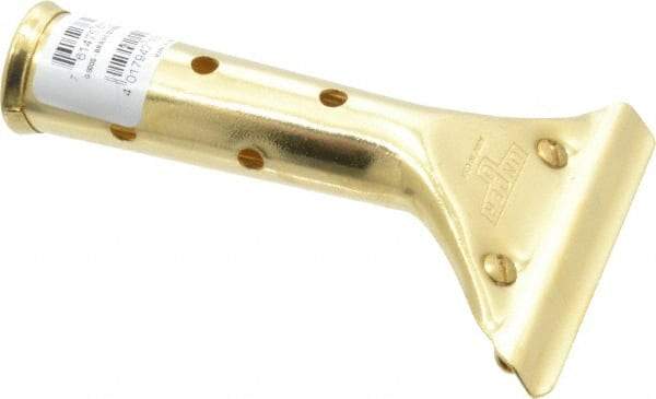 Unger - 5-1/2" Long x 0.8" Diam Metal Handle for Unger Poles - Threaded Connection, Brass - Industrial Tool & Supply
