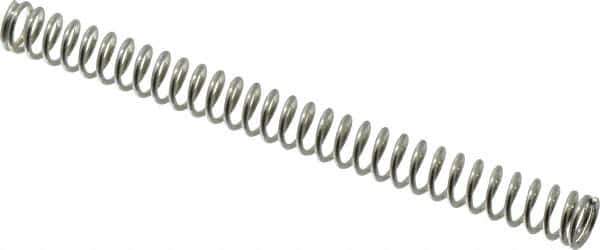 Gardner Spring - 0.325" OD, 0.041" Wire, Utility Compression Springs Spring - 6 Lb Spring Rating - Industrial Tool & Supply