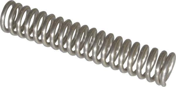 Gardner Spring - 0.61" OD, 0.041" Wire, 1.44" Free Length, Utility Compression Springs Spring - 3.14 Lb Spring Rating - Industrial Tool & Supply