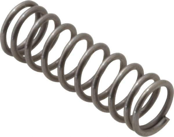 Gardner Spring - 7.1mm OD, Compression Spring - 1.96 Lb Spring Rating - Industrial Tool & Supply
