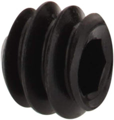 Value Collection - #6-32 UNC, 1/8" OAL, Cone Point Set Screw - Grade 8 Alloy Steel, 1/16" Key - Industrial Tool & Supply