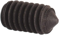 Value Collection - #8-32 UNC, 5/16" OAL, Cone Point Set Screw - Grade 8 Alloy Steel, 5/64" Key - Industrial Tool & Supply