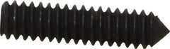 Value Collection - 1/4-20 UNC, 1" OAL, Cone Point Set Screw - Grade 8 Alloy Steel, 1/8" Key - Industrial Tool & Supply