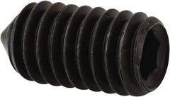 Value Collection - 5/16-18 UNC, 5/8" OAL, Cone Point Set Screw - Grade 8 Alloy Steel, 5/32" Key - Industrial Tool & Supply