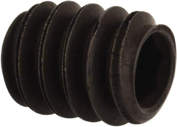 Value Collection - #10-24 UNC, 1/4" OAL, Oval Point Set Screw - Grade 8 Alloy Steel, 3/32" Key - Industrial Tool & Supply