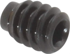 Value Collection - #6-32 UNC, 3/16" OAL, Half Dog Point Set Screw - Grade 8 Alloy Steel, 1/16" Key - Industrial Tool & Supply