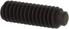 Value Collection - #8-32 UNC, 1/2" OAL, Half Dog Point Set Screw - Grade 8 Alloy Steel, 5/64" Key - Industrial Tool & Supply