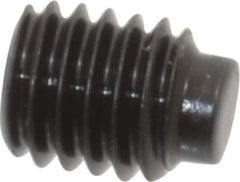 Value Collection - #10-32 UNF, 1/4" OAL, Half Dog Point Set Screw - Grade 8 Alloy Steel, 3/32" Key - Industrial Tool & Supply
