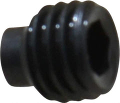 Value Collection - 1/4-28 UNF, 1/4" OAL, Half Dog Point Set Screw - Grade 8 Alloy Steel, 1/8" Key - Industrial Tool & Supply