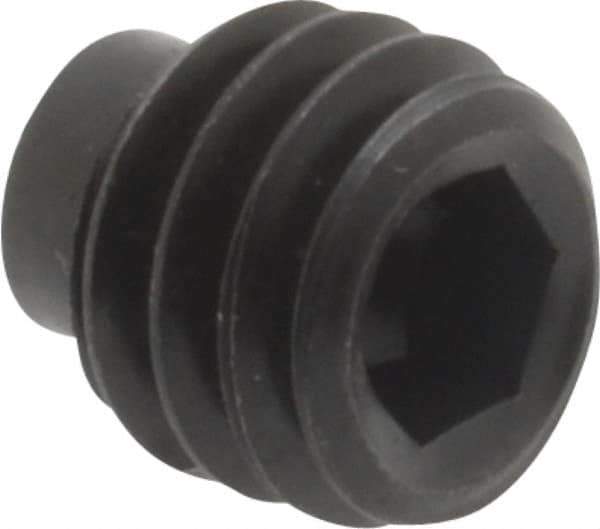 Value Collection - 5/16-18 UNC, 5/16" OAL, Half Dog Point Set Screw - Grade 8 Alloy Steel, 5/32" Key - Industrial Tool & Supply