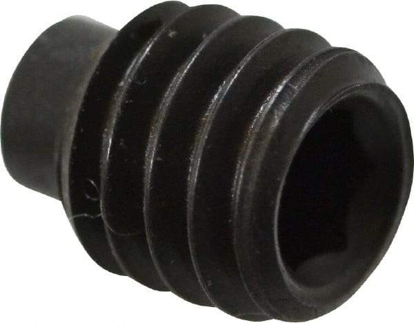 Value Collection - 5/16-18 UNC, 3/8" OAL, Half Dog Point Set Screw - Grade 8 Alloy Steel, 5/32" Key - Industrial Tool & Supply