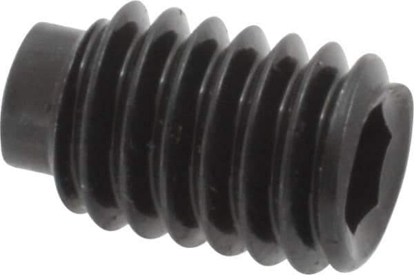Value Collection - 5/16-18 UNC, 1/2" OAL, Half Dog Point Set Screw - Grade 8 Alloy Steel, 5/32" Key - Industrial Tool & Supply
