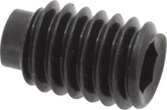 Value Collection - 5/16-18 UNC, 1/2" OAL, Half Dog Point Set Screw - Grade 8 Alloy Steel, 5/32" Key - Industrial Tool & Supply
