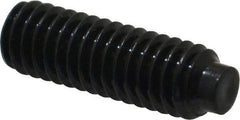 Value Collection - 5/16-18 UNC, 1" OAL, Half Dog Point Set Screw - Grade 8 Alloy Steel, 5/32" Key - Industrial Tool & Supply