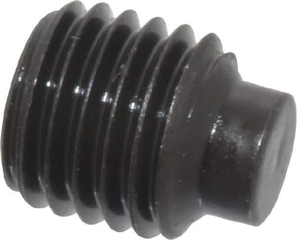 Value Collection - 5/16-24 UNF, 3/8" OAL, Half Dog Point Set Screw - Grade 8 Alloy Steel, 5/32" Key - Industrial Tool & Supply