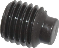 Value Collection - 5/16-24 UNF, 3/8" OAL, Half Dog Point Set Screw - Grade 8 Alloy Steel, 5/32" Key - Industrial Tool & Supply