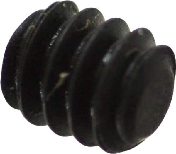 Value Collection - #4-40 UNC, 1/8" OAL, Flat Point Set Screw - Grade 8 Alloy Steel, 0.05" Key - Industrial Tool & Supply
