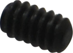 Value Collection - #4-40 UNC, 3/16" OAL, Flat Point Set Screw - Grade 8 Alloy Steel, 0.05" Key - Industrial Tool & Supply