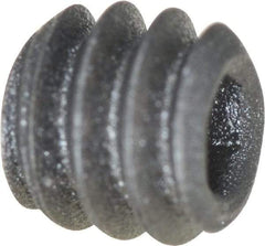 Value Collection - #6-32 UNC, 1/8" OAL, Flat Point Set Screw - Grade 8 Alloy Steel, 1/16" Key - Industrial Tool & Supply