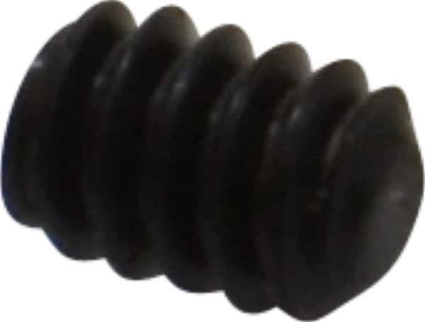 Value Collection - #6-32 UNC, 3/16" OAL, Flat Point Set Screw - Grade 8 Alloy Steel, 1/16" Key - Industrial Tool & Supply