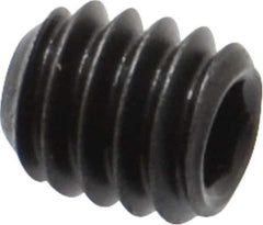 Value Collection - #8-32 UNC, 3/16" OAL, Flat Point Set Screw - Grade 8 Alloy Steel, 5/64" Key - Industrial Tool & Supply