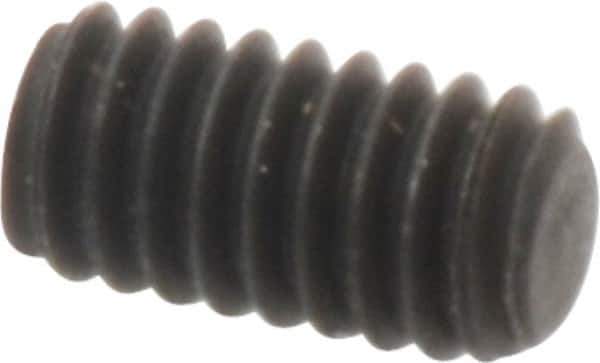 Value Collection - #8-32 UNC, 5/16" OAL, Flat Point Set Screw - Grade 8 Alloy Steel, 5/64" Key - Industrial Tool & Supply