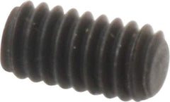 Value Collection - #8-32 UNC, 5/16" OAL, Flat Point Set Screw - Grade 8 Alloy Steel, 5/64" Key - Industrial Tool & Supply