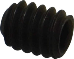 Value Collection - 1/4-20 UNC, 5/16" OAL, Flat Point Set Screw - Grade 8 Alloy Steel, 1/8" Key - Industrial Tool & Supply