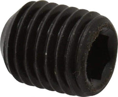 Value Collection - 5/16-24 UNF, 3/8" OAL, Flat Point Set Screw - Grade 8 Alloy Steel, 5/32" Key - Industrial Tool & Supply