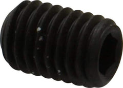 Value Collection - 1/2-13 UNC, 3/4" OAL, Flat Point Set Screw - Grade 8 Alloy Steel, 1/4" Key - Industrial Tool & Supply