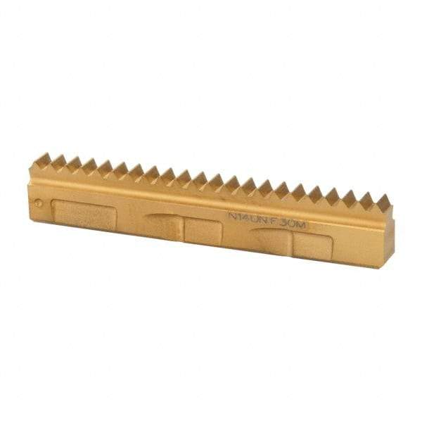 Seco - 14 TPI, Internal Thread, UN Standard, 396.19 F30M Grade Thread Mill Insert - Carbide, TiAlN/TiN Coating - Industrial Tool & Supply